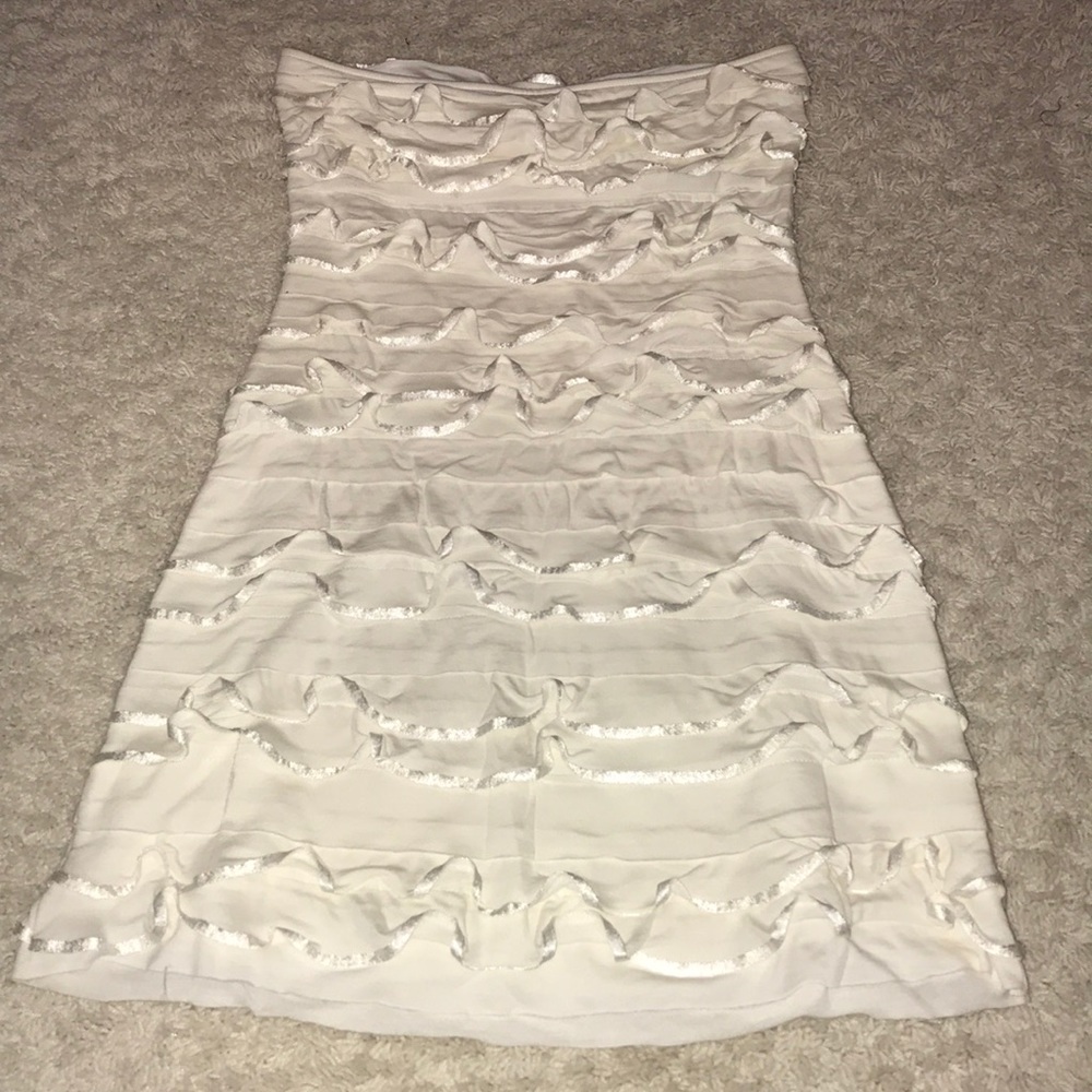 Express Ruffled Mini Dress